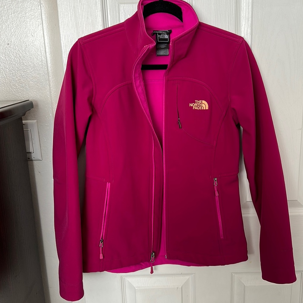 Pink The North Face jacket